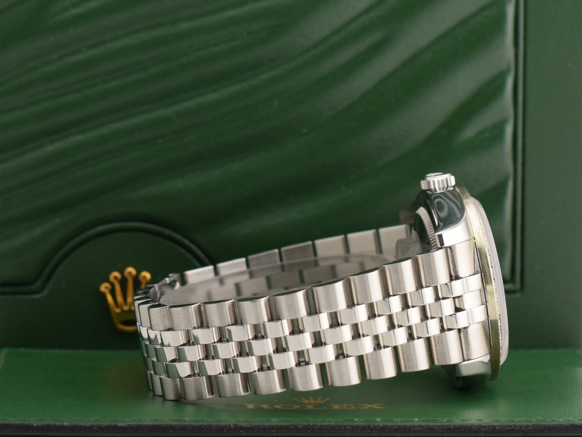 Black Jubilee Dial With Diamonds & After Diamonds Bezel - Full Set 36mm