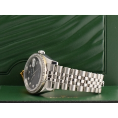 Black Jubilee Dial With Diamonds & After Diamonds Bezel - Full Set 36mm