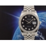 Black Jubilee Dial With Diamonds & After Diamonds Bezel - Full Set 36mm