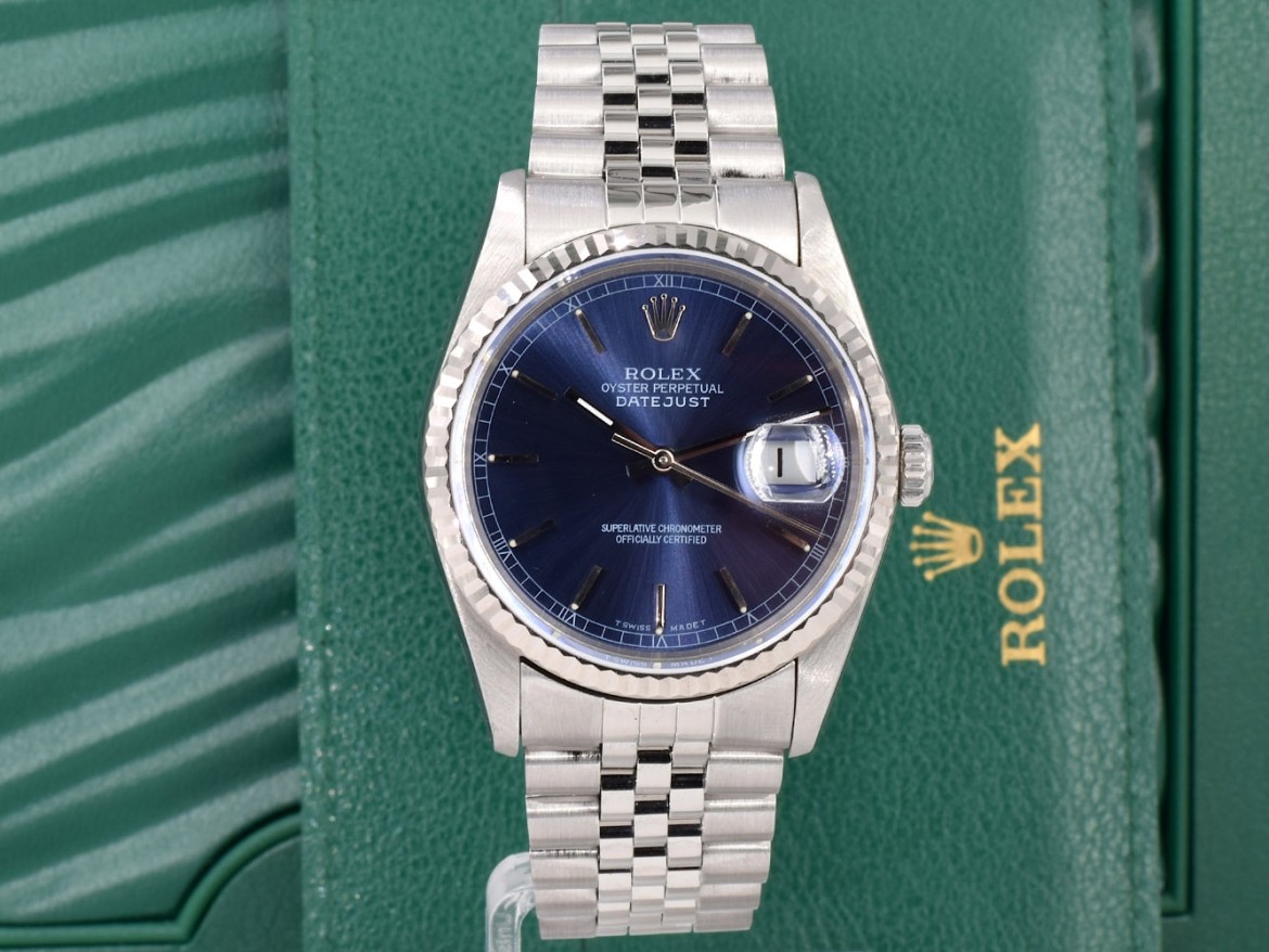 16234 Blue Index Dial - Full Set 36mm