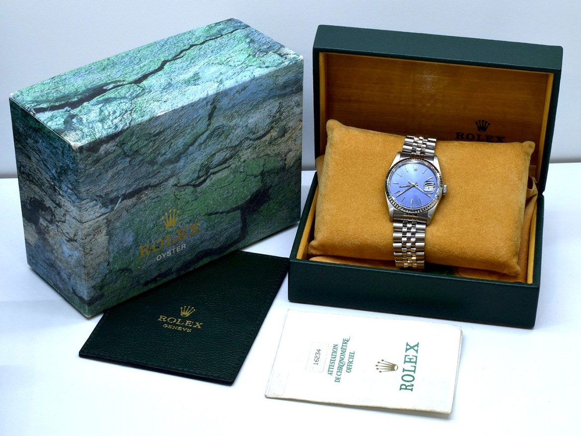 16234 Blue Index Dial - Full Set 36mm