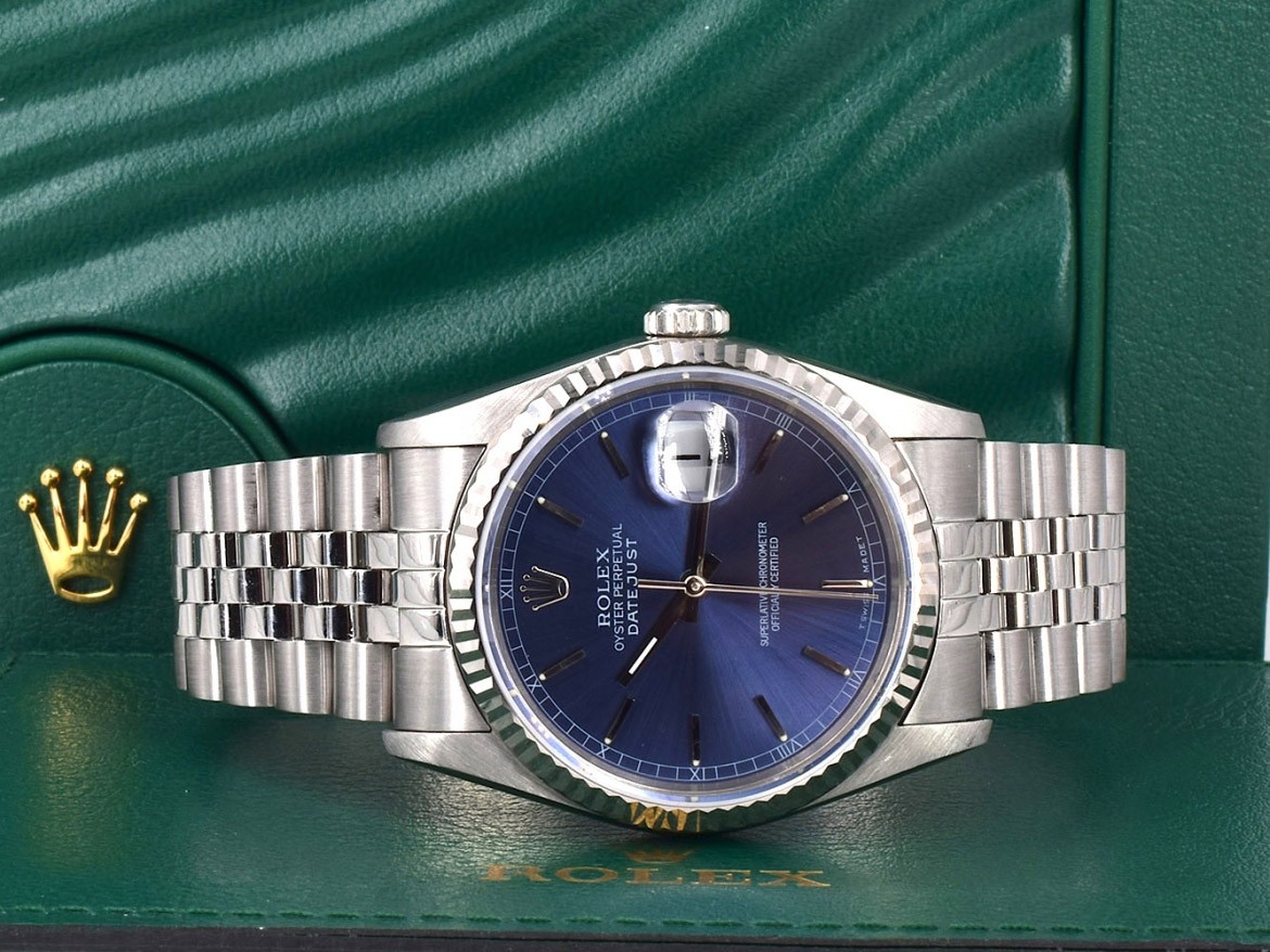 16234 Blue Index Dial - Full Set 36mm