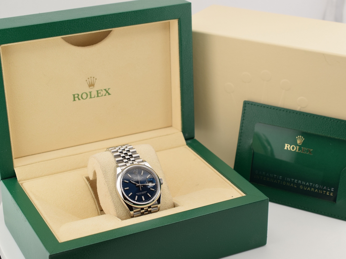 126200 Blue Dial 36mm New