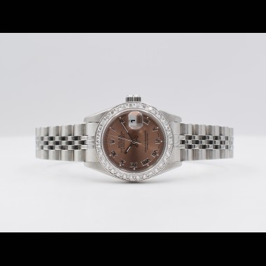 69174 Pink Roman Dial & After Diamonds Bezel - Full set 26mm