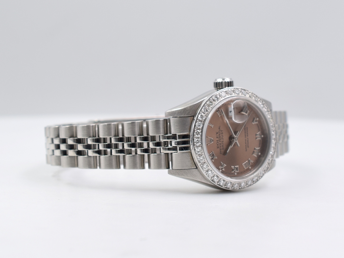 69174 Pink Roman Dial & After Diamonds Bezel - Full set 26mm