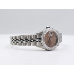 69174 Pink Roman Dial & After Diamonds Bezel - Full set 26mm