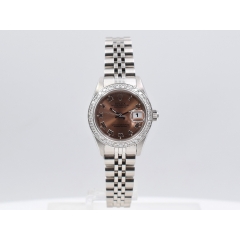 69174 Pink Roman Dial & After Diamonds Bezel - Full set 26mm