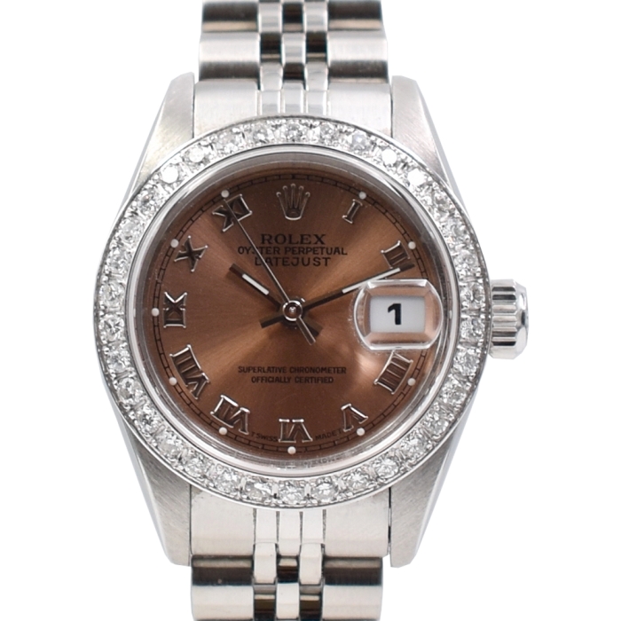 69174 Pink Roman Dial & After Diamonds Bezel - Full set 26mm