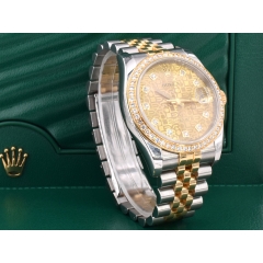 116243 Jubille Dial With Diamonds & Factory Diamonds Bezel - Full Set 36mm