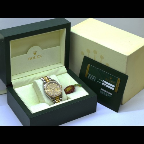116243 Jubille Dial With Diamonds & Factory Diamonds Bezel - Full Set 36mm