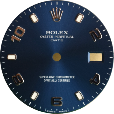 date 34 mm Blue quadrante/dial