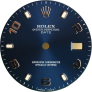 date 34 mm Blue quadrante/dial