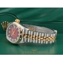 69173 Red Vignette Dial With Diamonds - Full Set 26mm