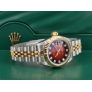 69173 Red Vignette Dial With Diamonds - Full Set 26mm