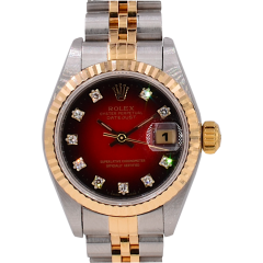 69173 Red Vignette Dial With Diamonds - Full Set 26mm