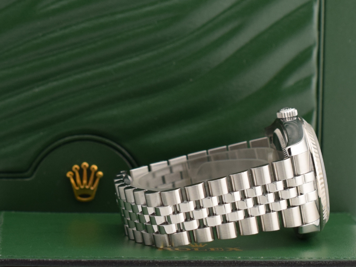 116234 Black Dial With Big Diamonds - Full Set 36mm