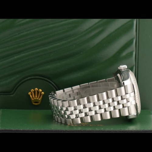 116234 Black Dial With Big Diamonds - Full Set 36mm