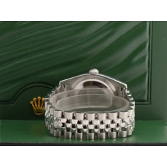 116234 Black Dial With Big Diamonds - Full Set 36mm