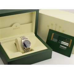 116234 Black Dial With Big Diamonds - Full Set 36mm