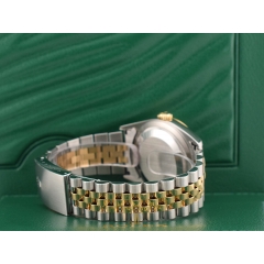 16233 Gold Dial With Big Diamonds - Full Set