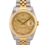 16233 Gold Dial With Big Diamonds - Full Set