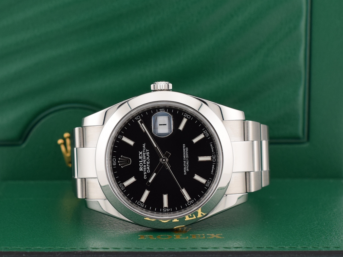 126300 Black Index Dial - Full Set 2018 41mm