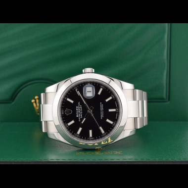 126300 Black Index Dial - Full Set 2018 41mm