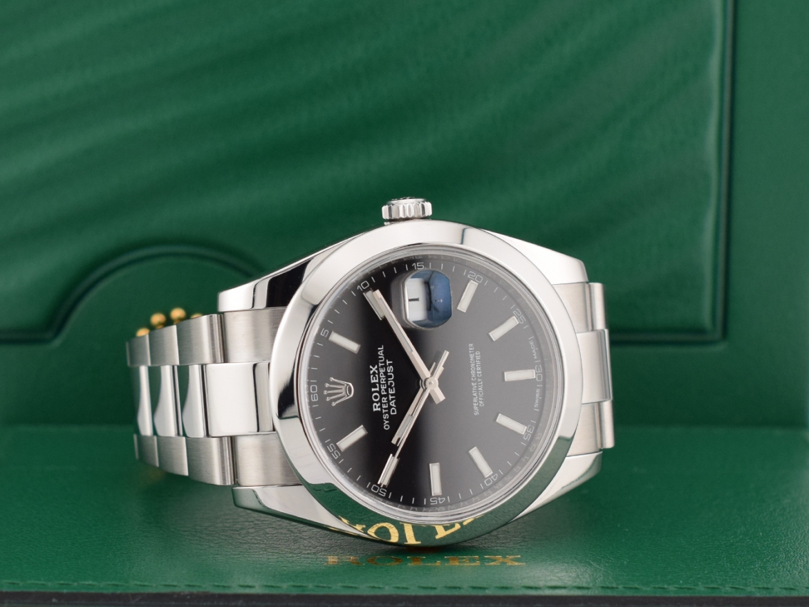 126300 Black Index Dial - Full Set 2018 41mm