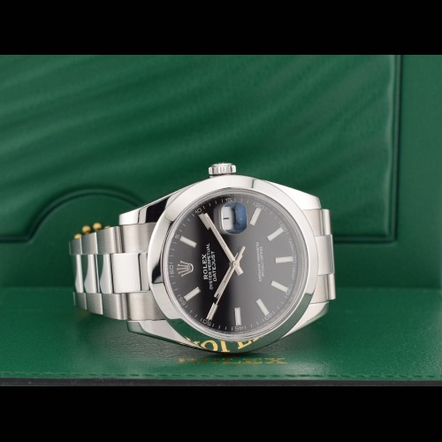 126300 Black Index Dial - Full Set 2018 41mm