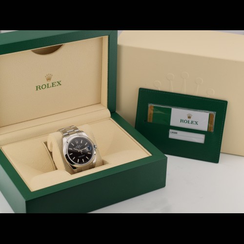 126300 Black Index Dial - Full Set 2018 41mm