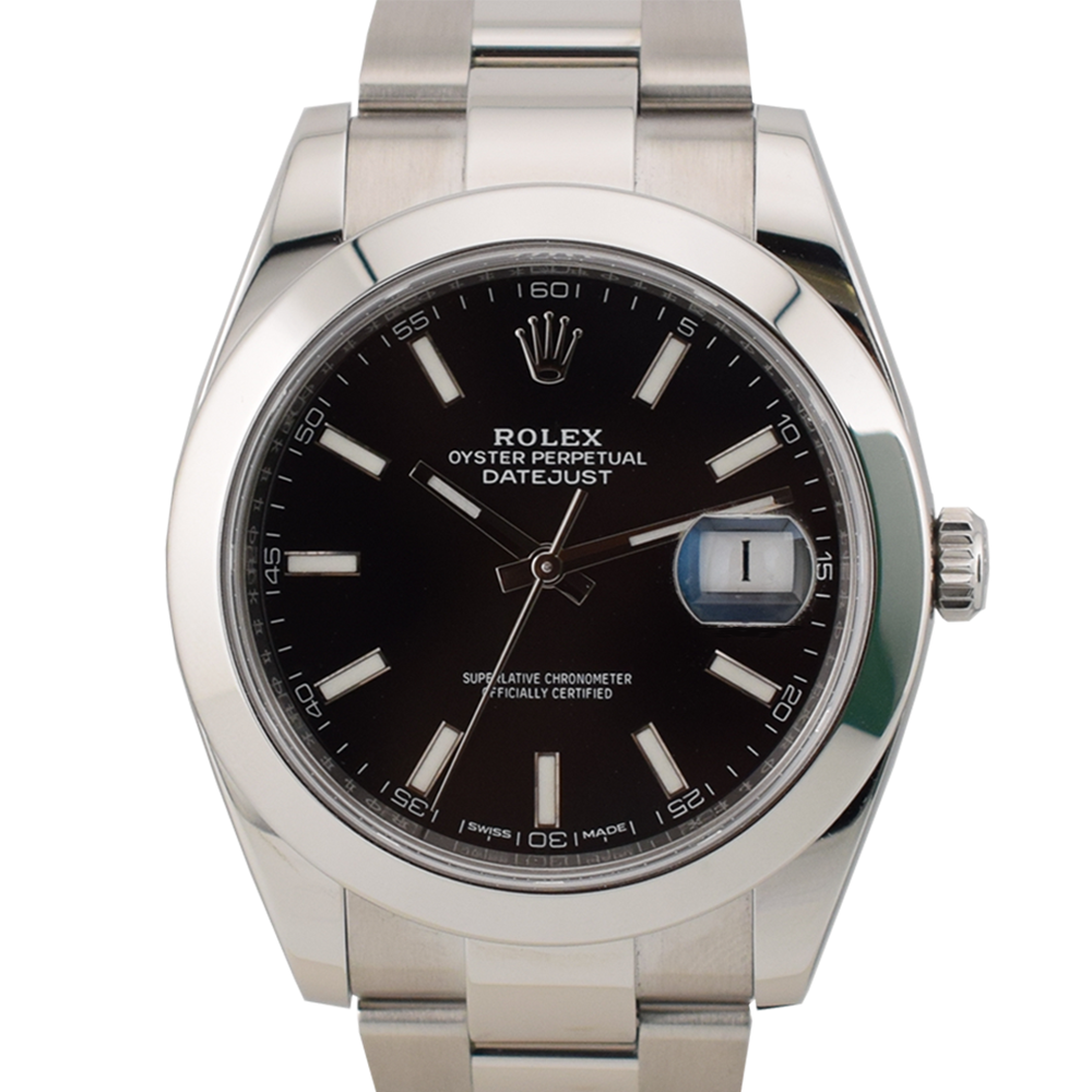 126300 Black Index Dial - Full Set 2018 41mm