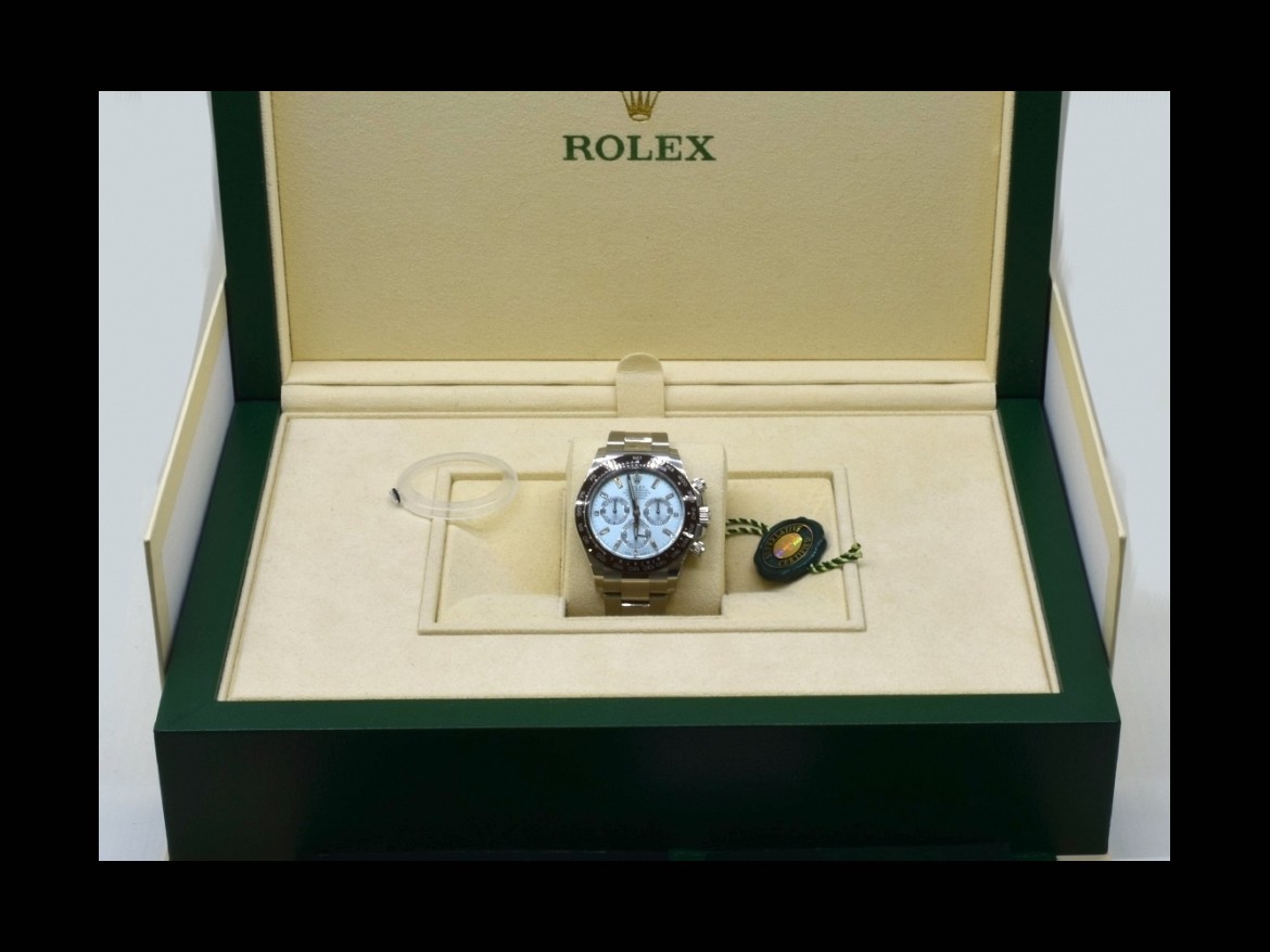 116506 Platinum Ice Baguette Diamond Dial - New 2023 Discontinued