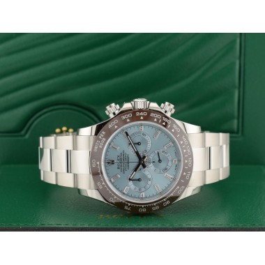 116506 Platinum Ice Baguette Diamond Dial - New 2023 Discontinued