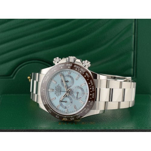 116506 Platinum Ice Baguette Diamond Dial - New 2023 Discontinued