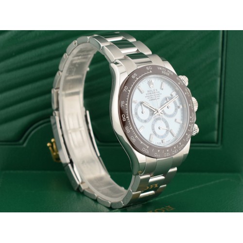 116506 Platinum Ice Baguette Diamond Dial - New 2023 Discontinued