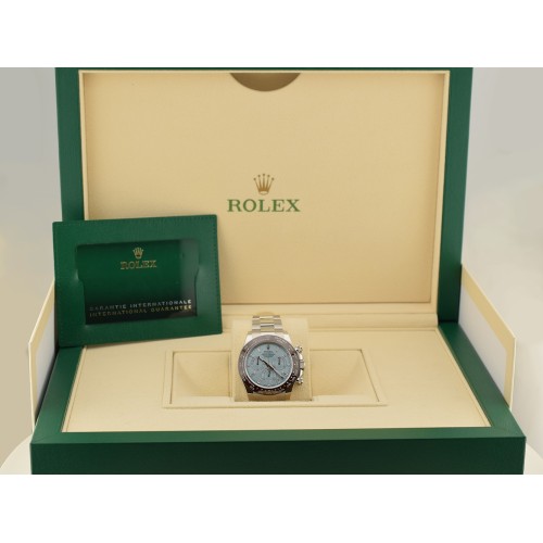 116506 Platinum Ice Baguette Diamond Dial - New 2022 Discontinued