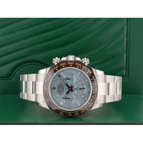 116506 Platinum Ice Baguette Diamond Dial - New 2022 Discontinued