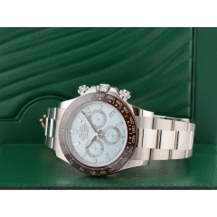 116506 Platinum Ice Baguette Diamond Dial - New 2023 Discontinued