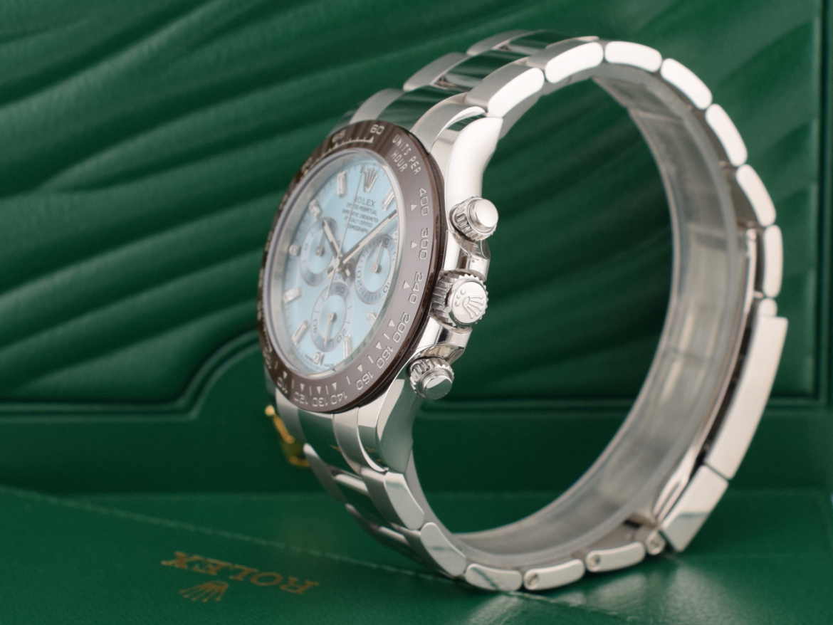 116506 Platinum Ice Baguette Diamond Dial - New 2023 Discontinued