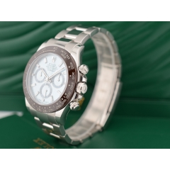 116506 Platinum Ice Baguette Diamond Dial - New 2023 Discontinued