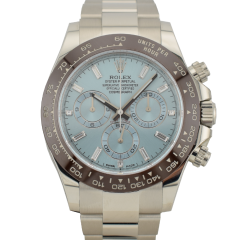 116506 Platinum Ice Baguette Diamond Dial - New 2023 Discontinued