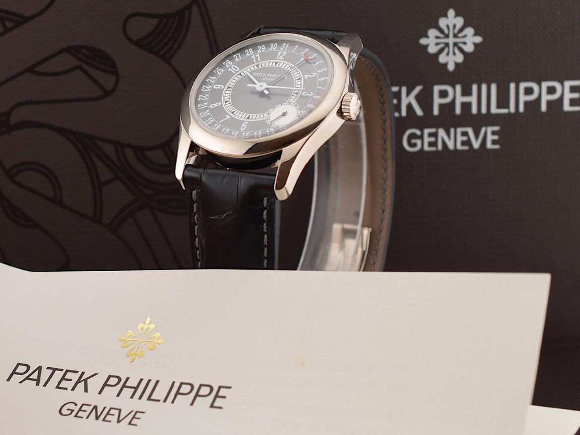 White Gold Black Dial Rare 6000G-001