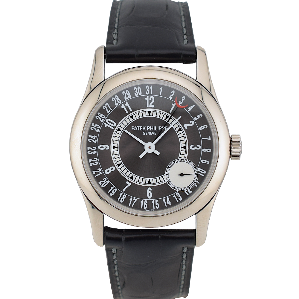 White Gold Black Dial Rare 6000G-001