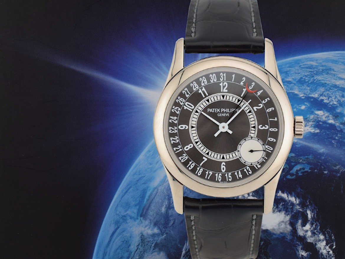 White Gold Black Dial Rare 6000G-001