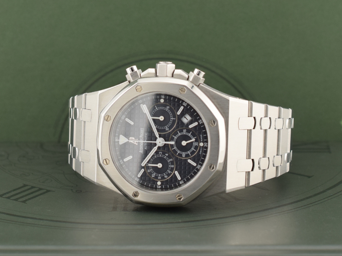 39mm Chronograph Blue Dial Full Set