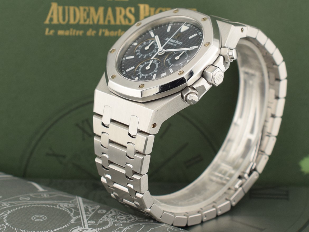 39mm Chronograph Blue Dial Full Set