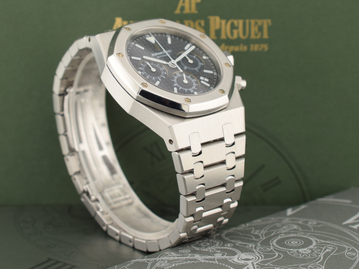 39mm Chronograph Blue Dial Full Set