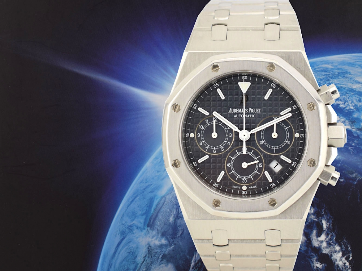 39mm Chronograph Blue Dial Full Set