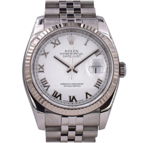 116234 White Roman Dial - Full Set 36mm