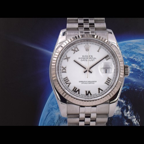 116234 White Roman Dial - Full Set 36mm